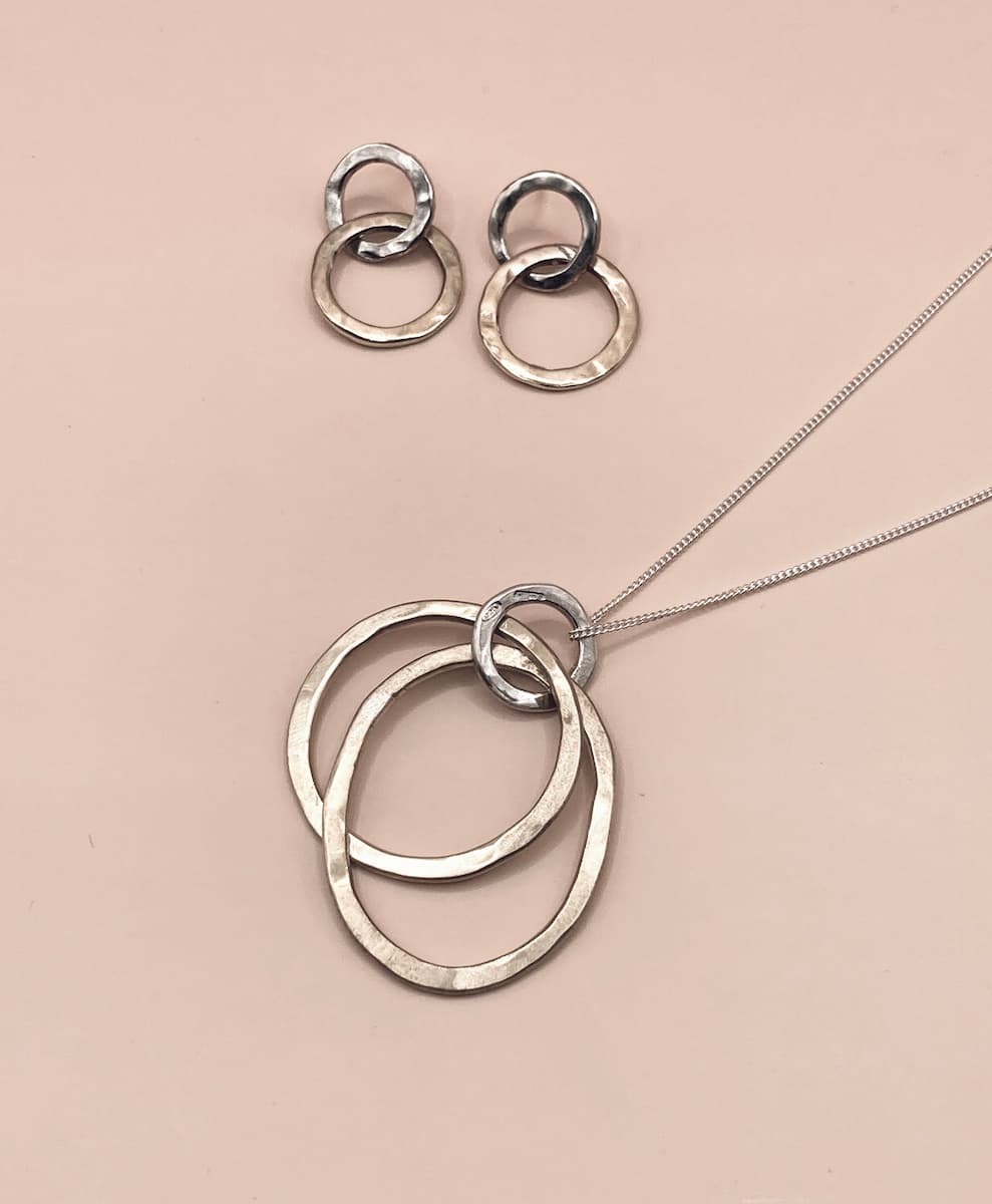 Ayen — trilogia cerchi ottone e argento